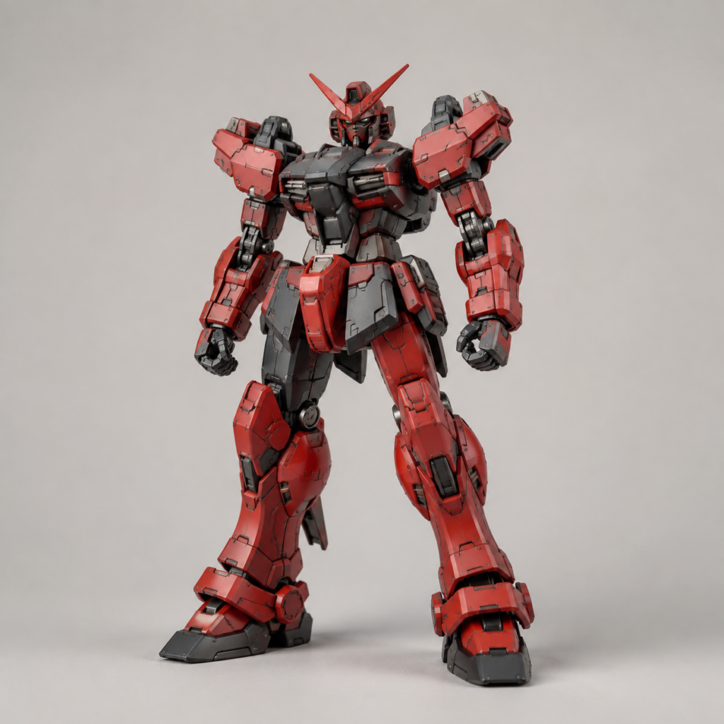 Crimson Defender Robot Figure